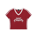 Night Crawlers X NYAMaverick “Bloody Night” V-Neck Crop T-Shirt