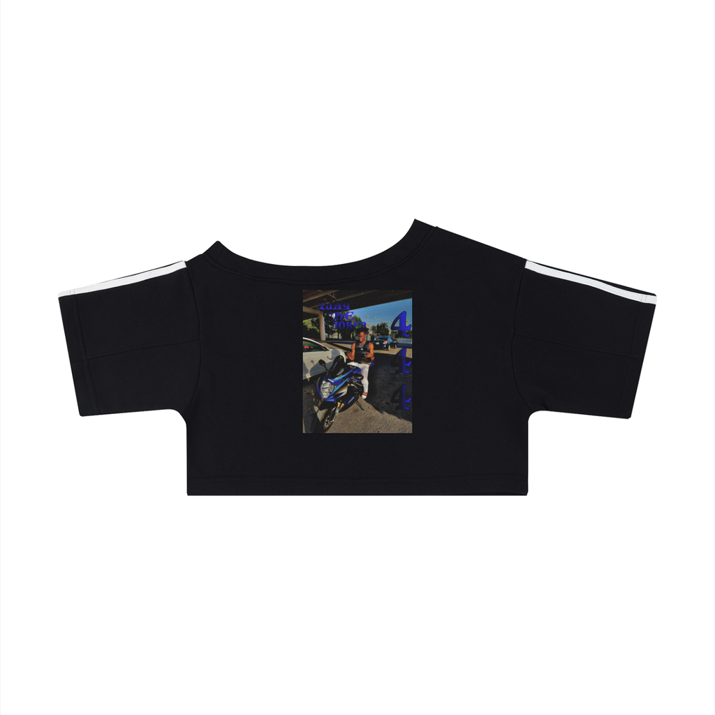 Night Crawlers X Tjay The Joker “Bike Junkie” Off-Shoulder Crop