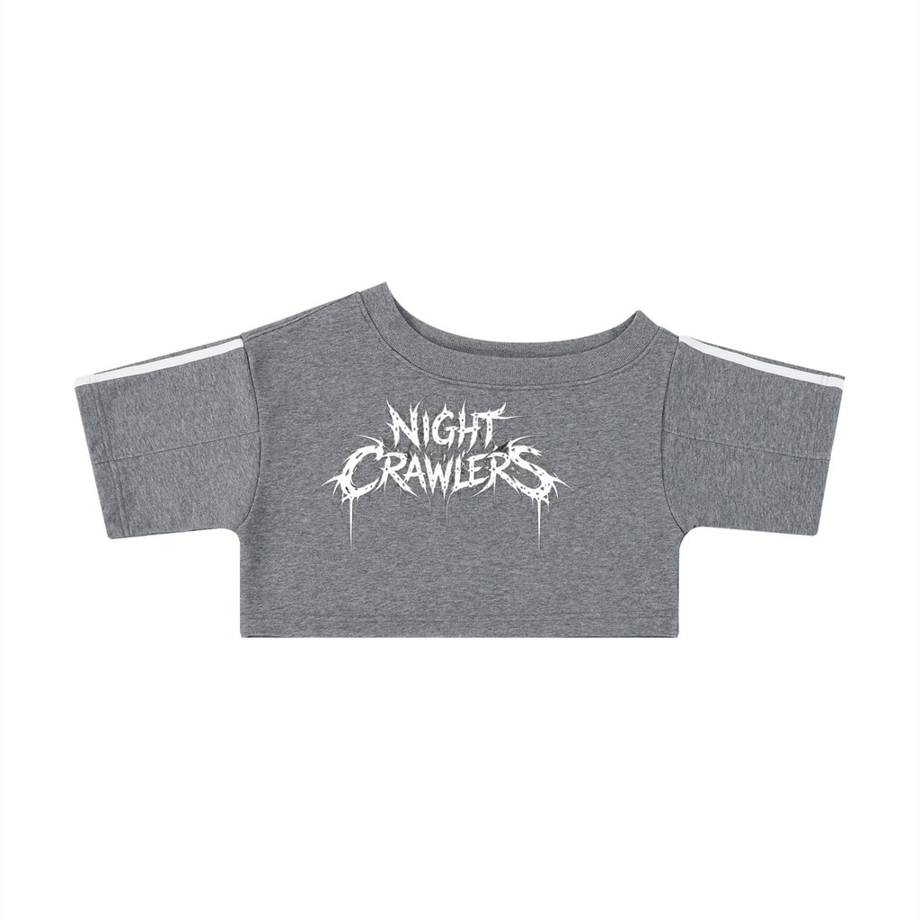 Night Crawlers X Tjay The Joker “Bike Junkie” Off-Shoulder Crop