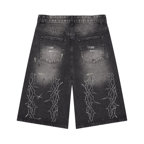 Night Crawlers Baggy Denim Shorts