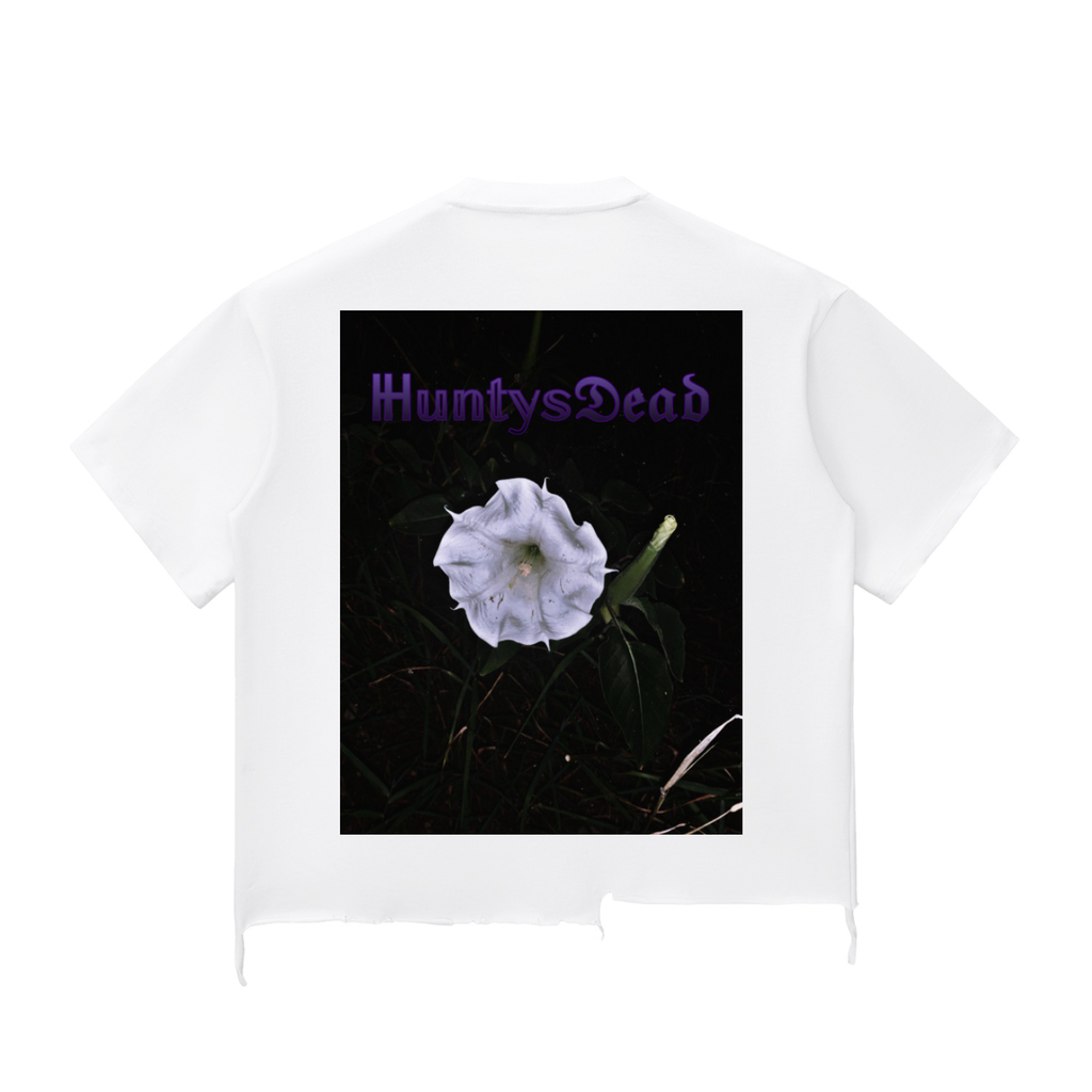 Night Crawlers X HuntysDead “Burning Rose/Devils Trumpet” Boxy T-shirt