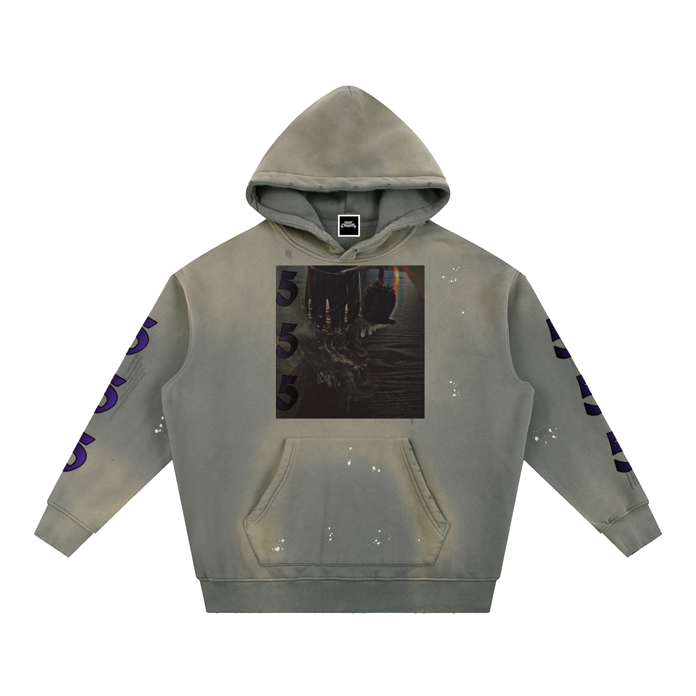 Night Crawlers X HuntysDead “555/Burning Rose/Devils Trumpet” Hoodie