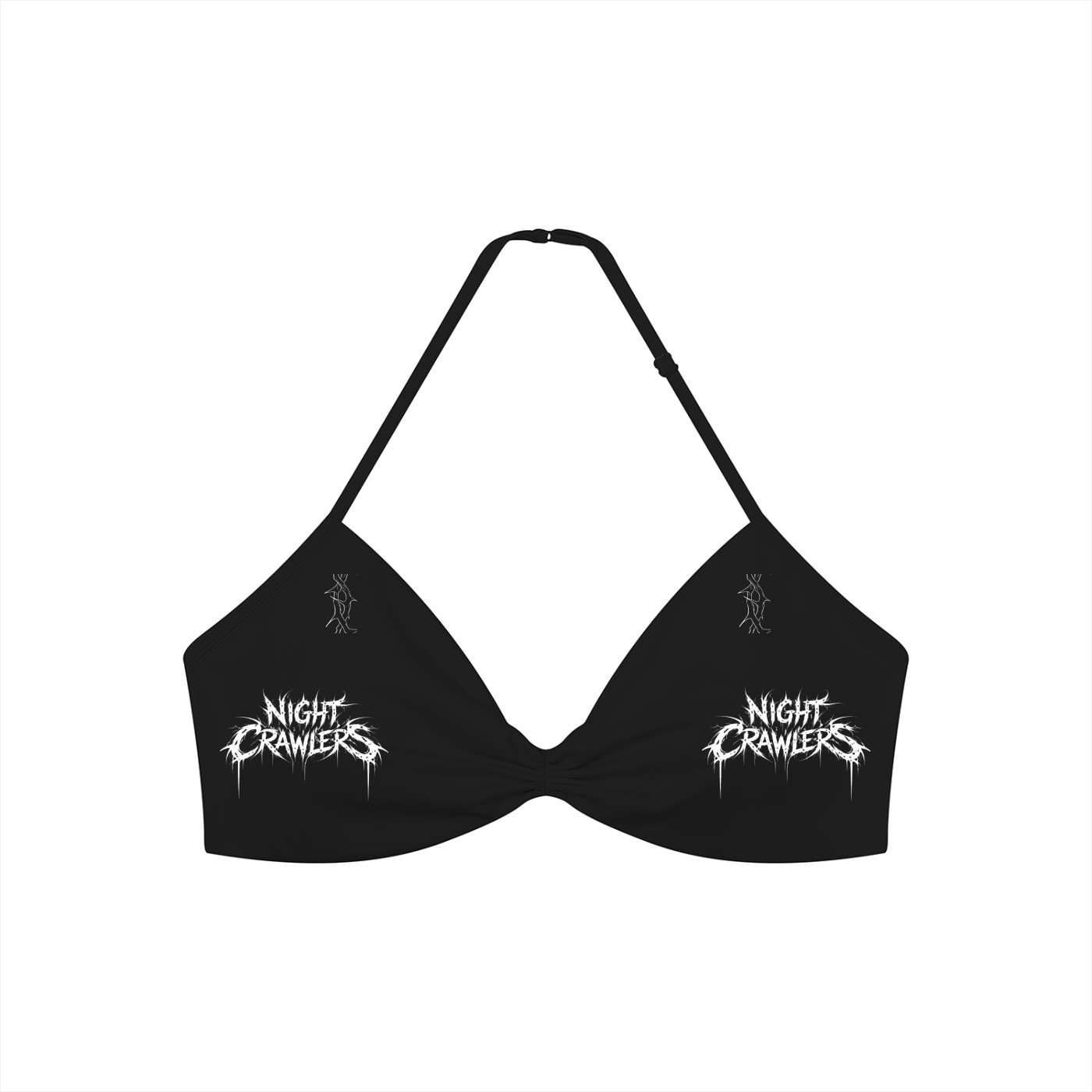 Night Crawlers Halter-Neck Sports Bra