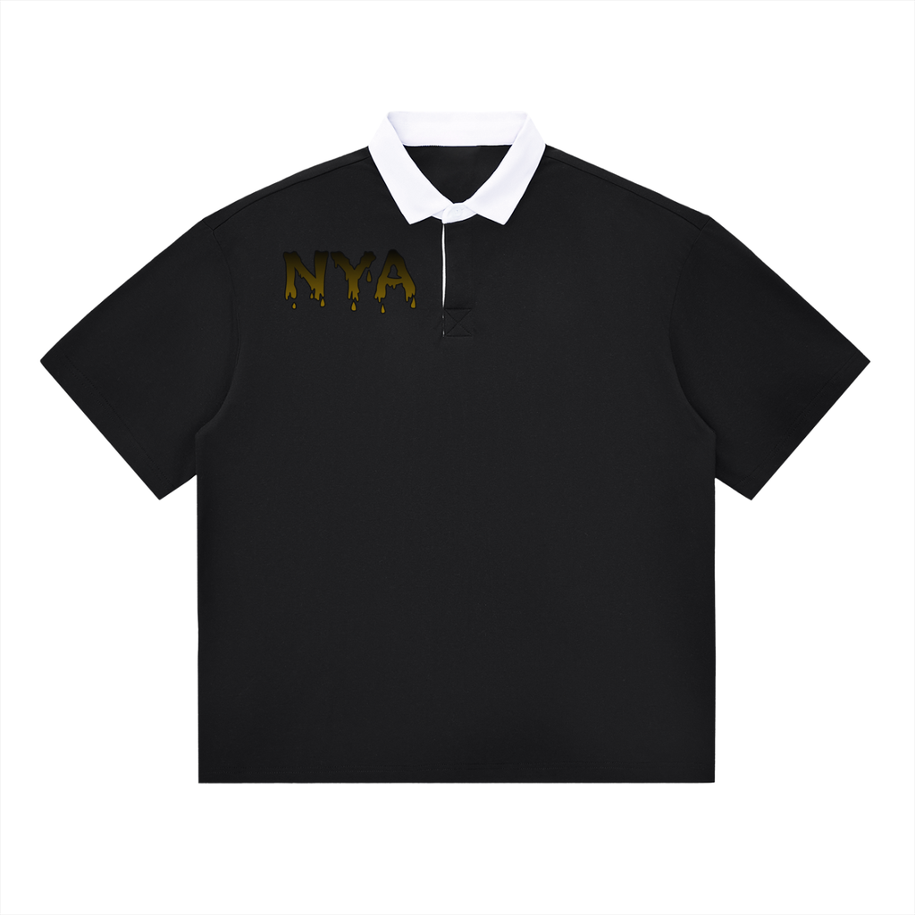 Night Crawlers X NYAMaverick “Clown” Collared T-shirt