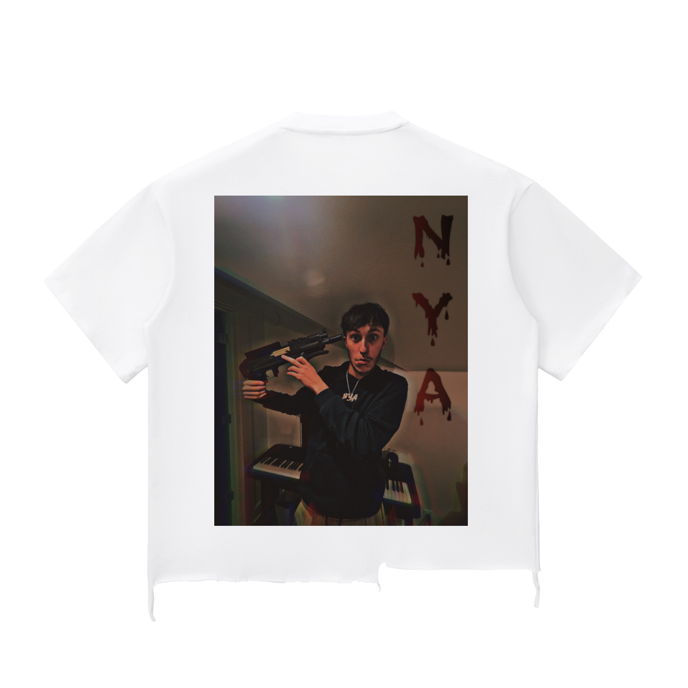 Night Crawlers X NYAMaverick “Bloody Night” Boxy T-shirt