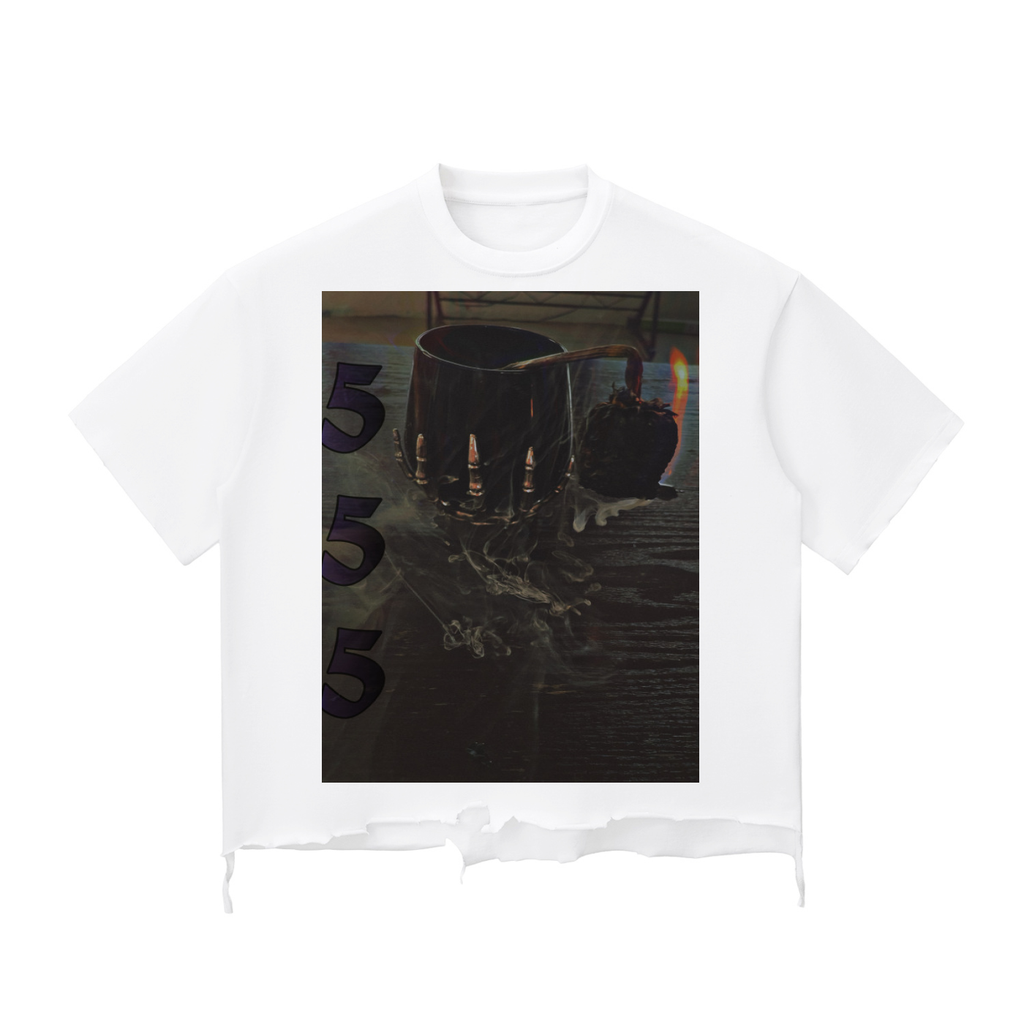 Night Crawlers X HuntysDead “Burning Rose/Devils Trumpet” Boxy T-shirt