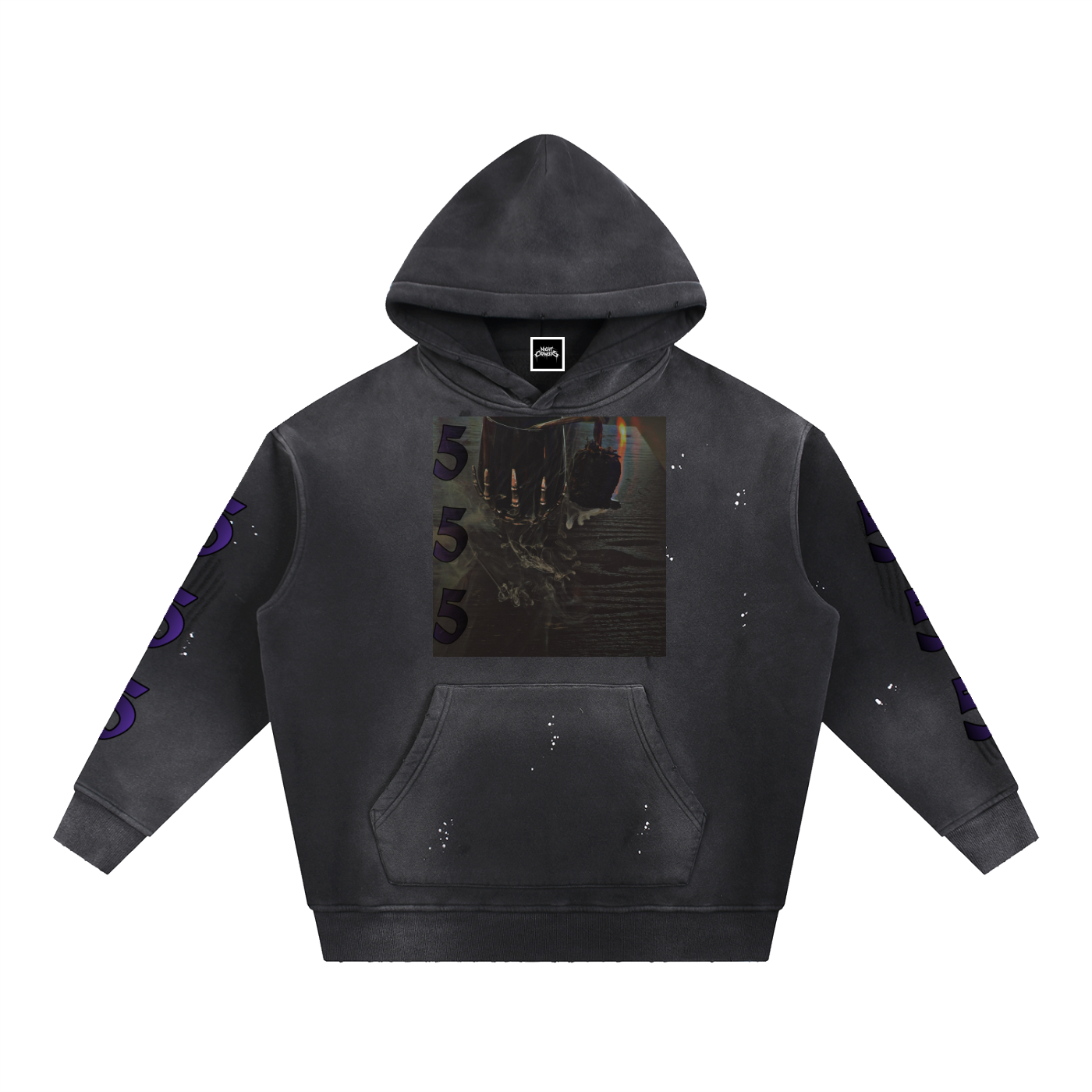 Night Crawlers X HuntysDead “555/Burning Rose/Devils Trumpet” Hoodie