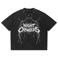 Night Crawlers Boxy Studded T-Shirt “The Storm”