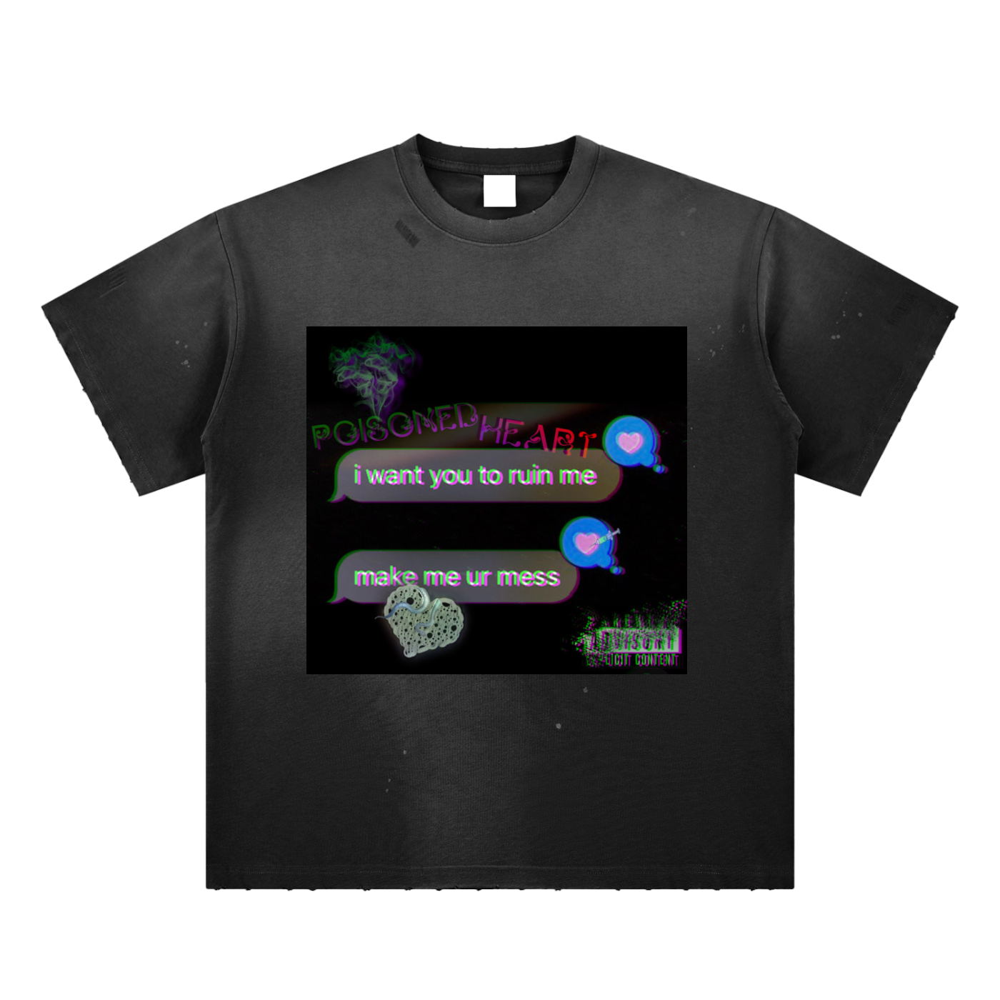 Night Crawlers X HuntysDead “Poisoned Heart” T-Shirt
