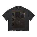 Night Crawlers X HuntysDead “Burning Rose/Devils Trumpet” Boxy T-shirt