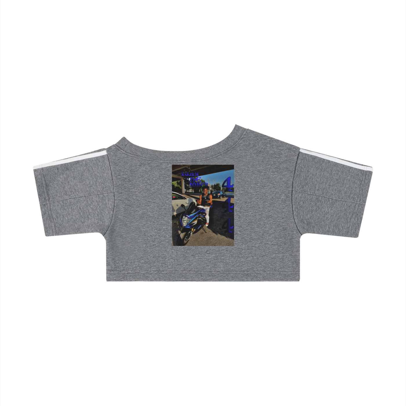 Night Crawlers X Tjay The Joker “Bike Junkie” Off-Shoulder Crop