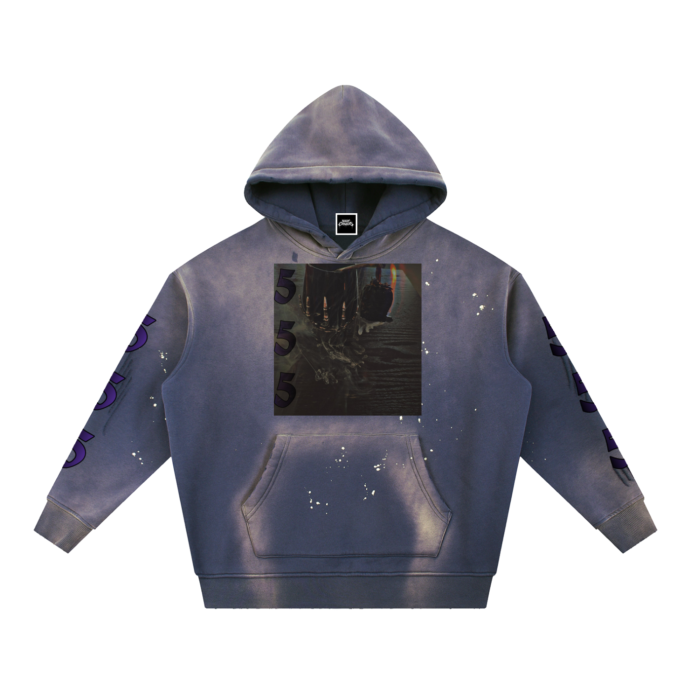 Night Crawlers X HuntysDead “555/Burning Rose/Devils Trumpet” Hoodie