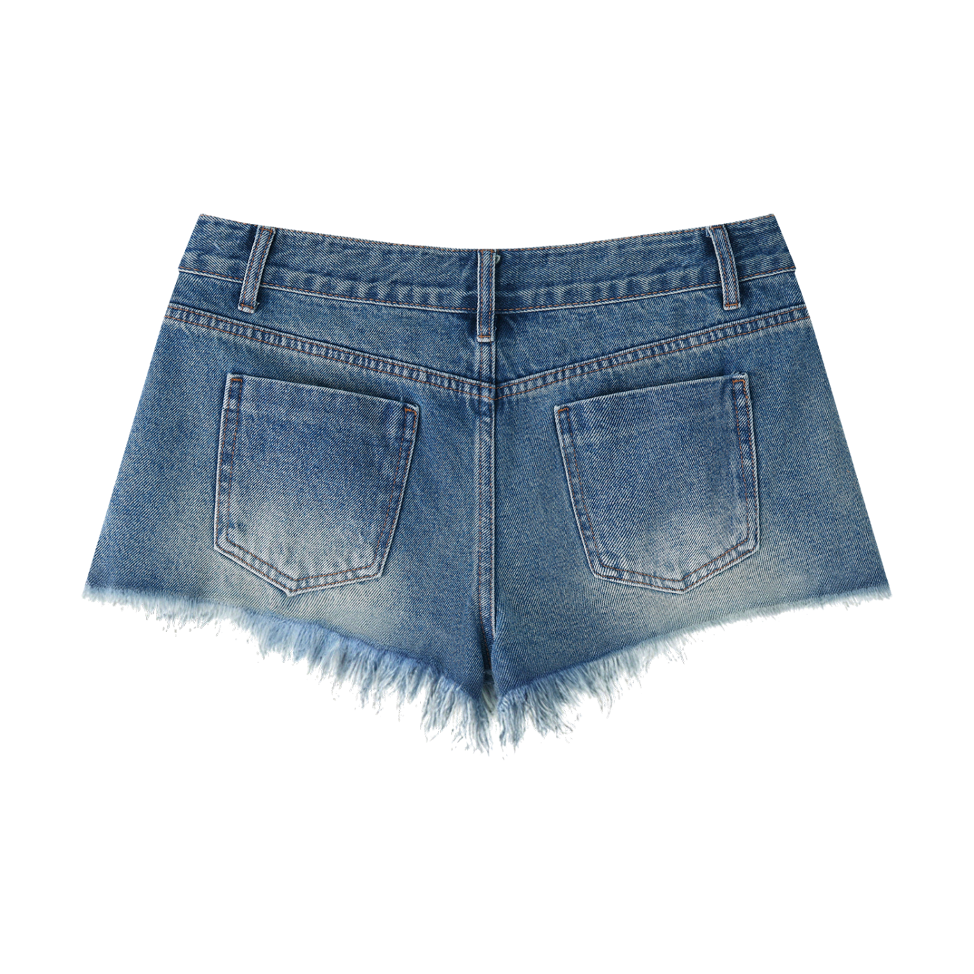 Night Crawlers X $H@RK¥ Ripped Denim Shorts