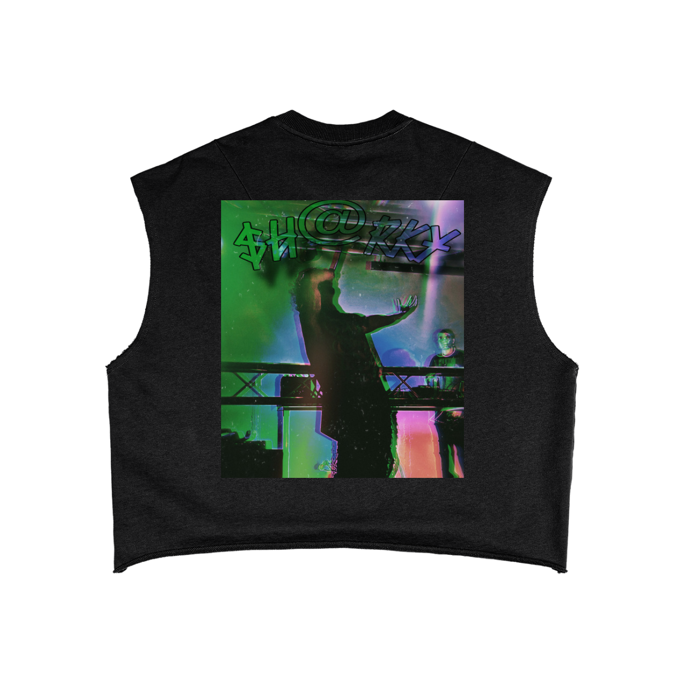 Night Crawlers X $H@RK¥ sleeveless box cut top