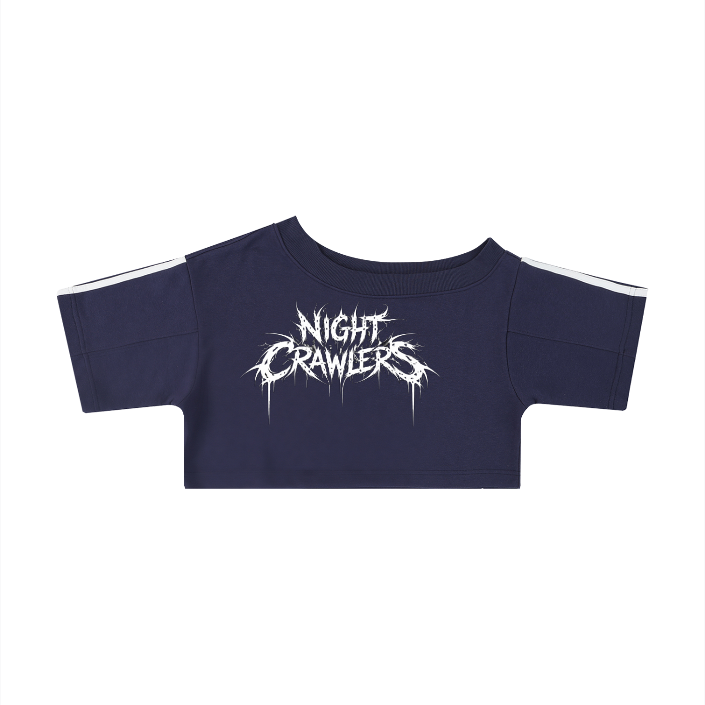 Night Crawlers X Tjay The Joker “Bike Junkie” Off-Shoulder Crop