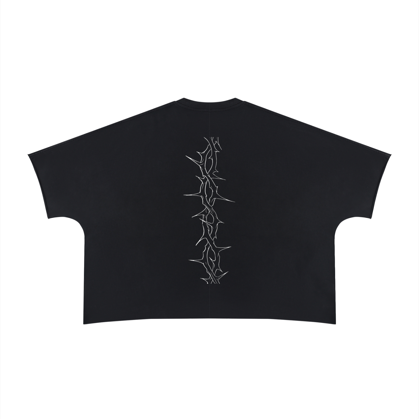 Night Crawlers “Spine” Boxy Raw Edge T-Shirt